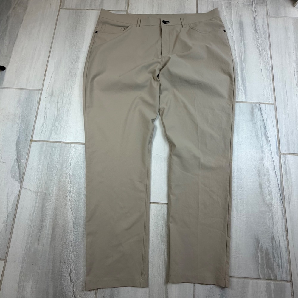 Public Rec All Day‎ Every Day Pants Mens 38x29 Khaki Tan Straight Leg Commuter